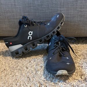 On Running Black and Gray Sneakers